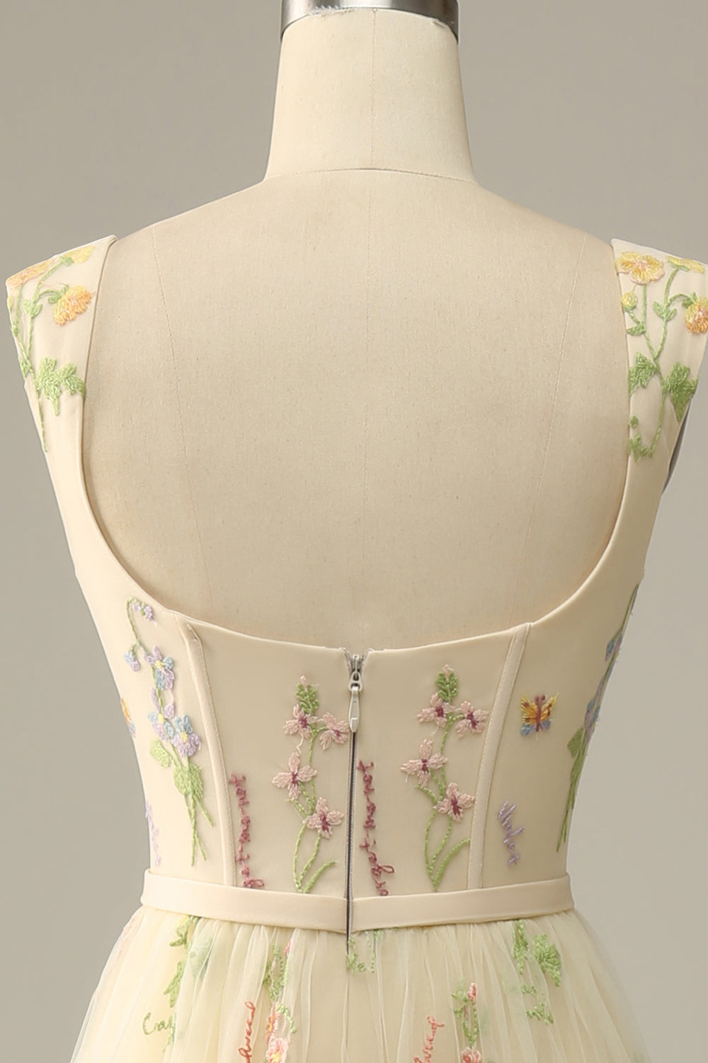 Szampańska Długie Tiulowe Sukienka Na Studniówkę