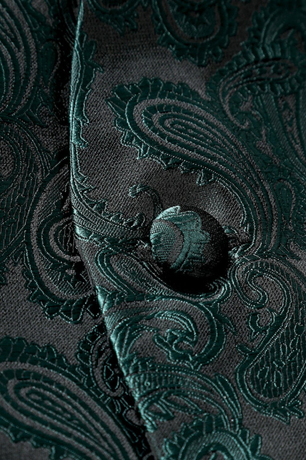 Jednorzędowa Kamizelka Męska Z Nadrukiem Slim Fit