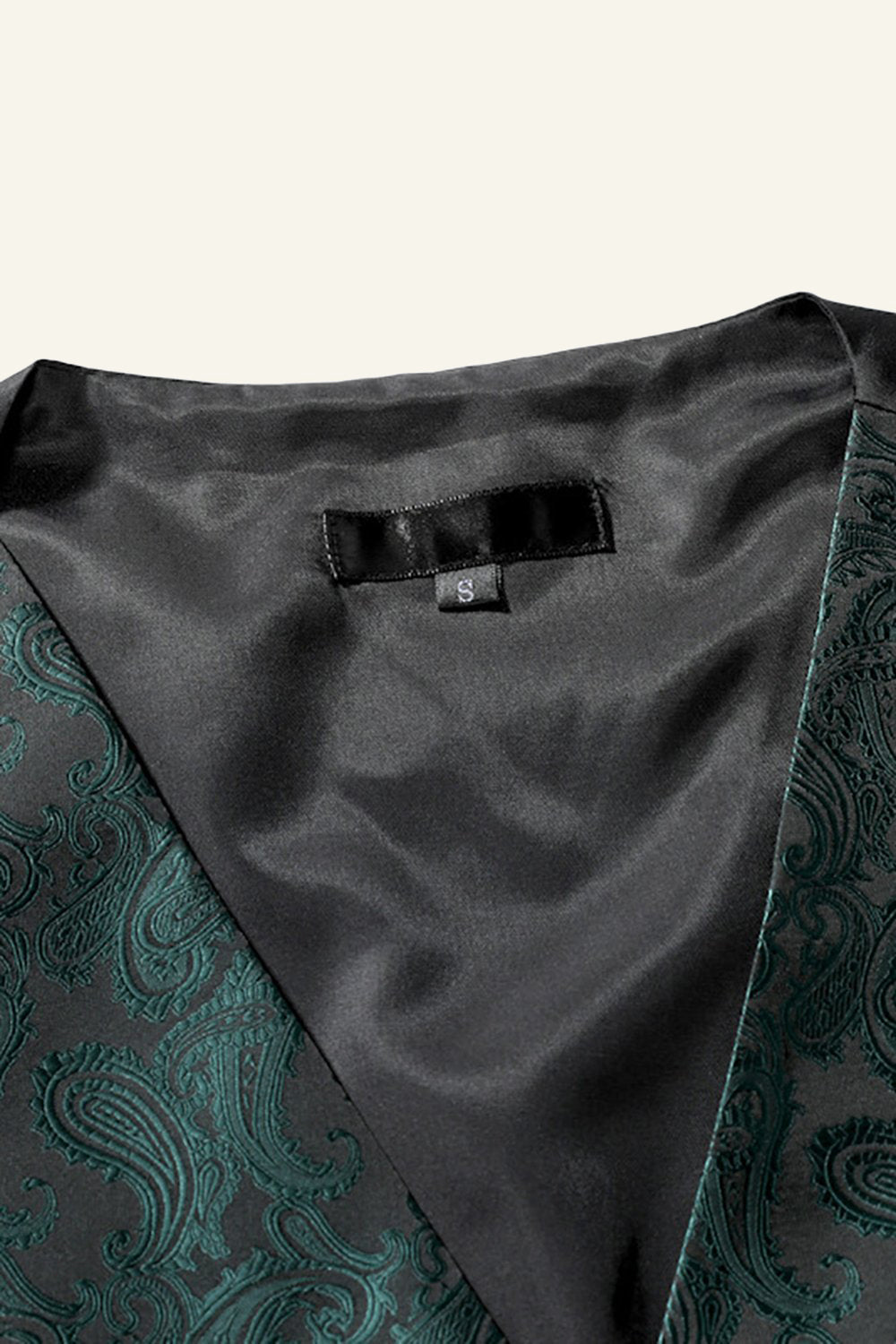 Jednorzędowa Kamizelka Męska Z Nadrukiem Slim Fit