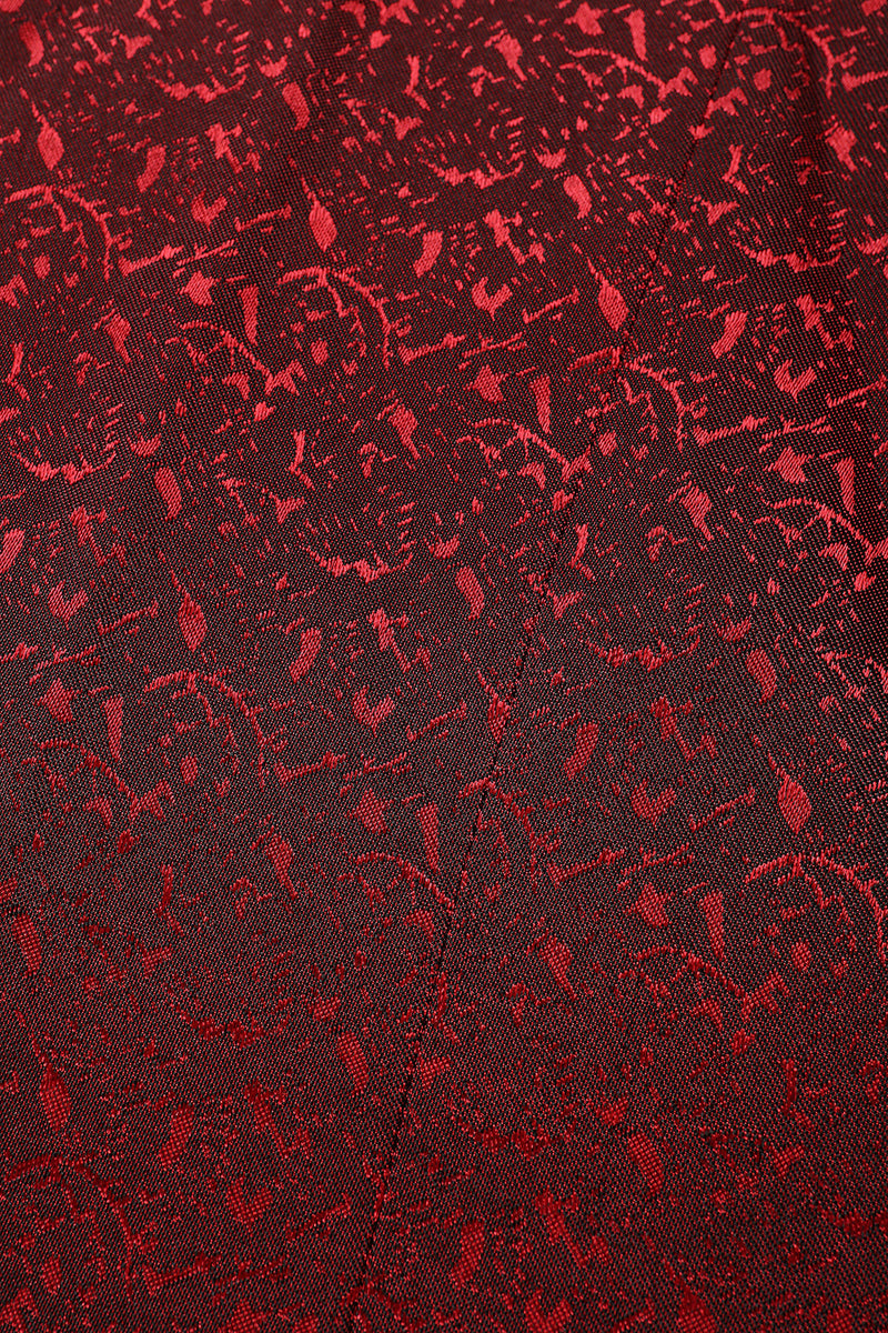 Załaduj obraz do przeglądarki galerii, Czerwony Żakard 2-Częściowy Męskie Garnitury Na Studniówkę