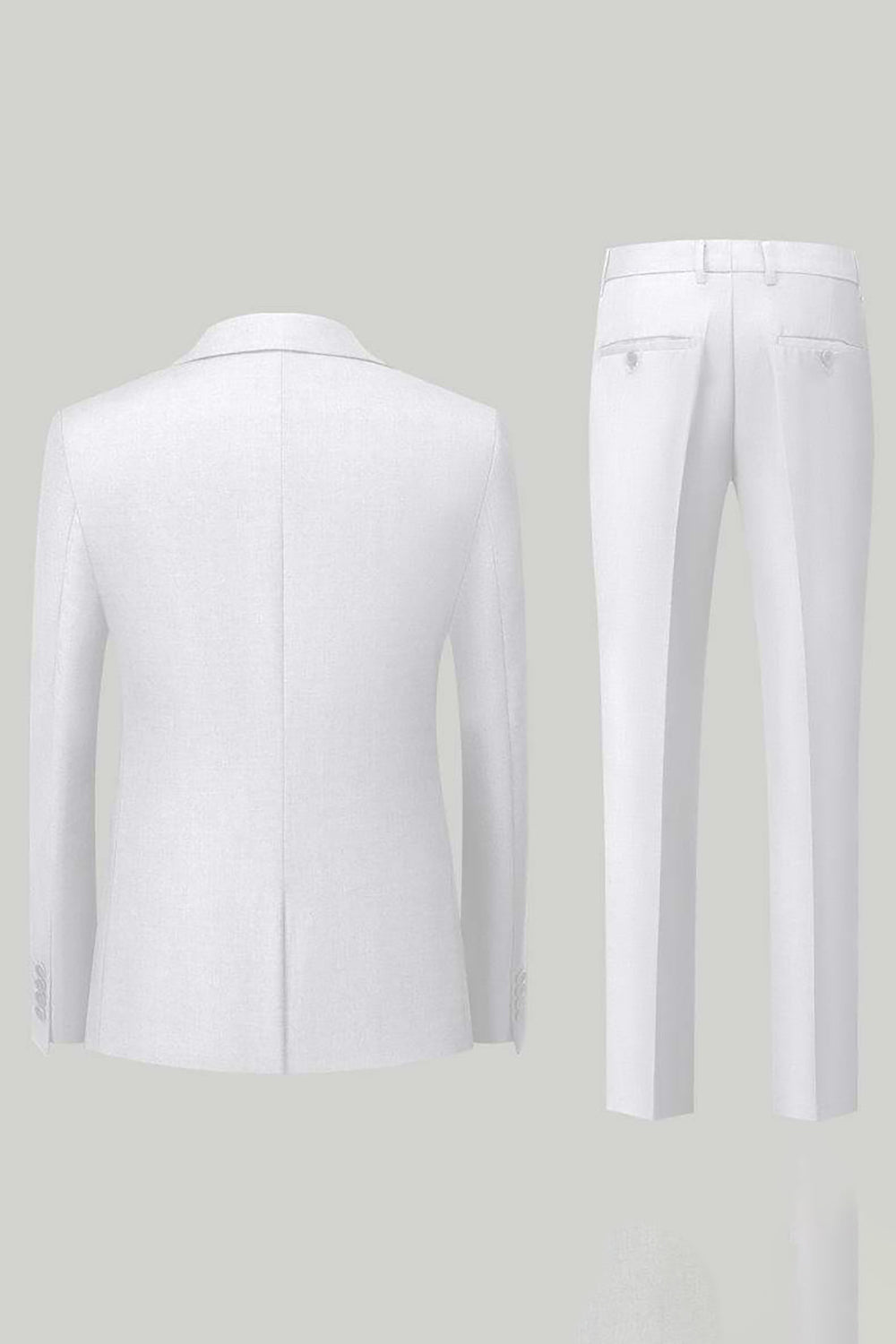 Czarne 3-częściowe garnitury na studniówkę z jednym guzikiem