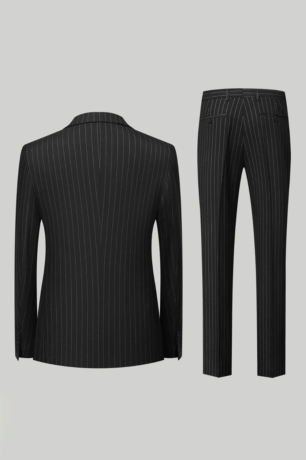 Black Peak Lapel 2-częściowe męskie garnitury