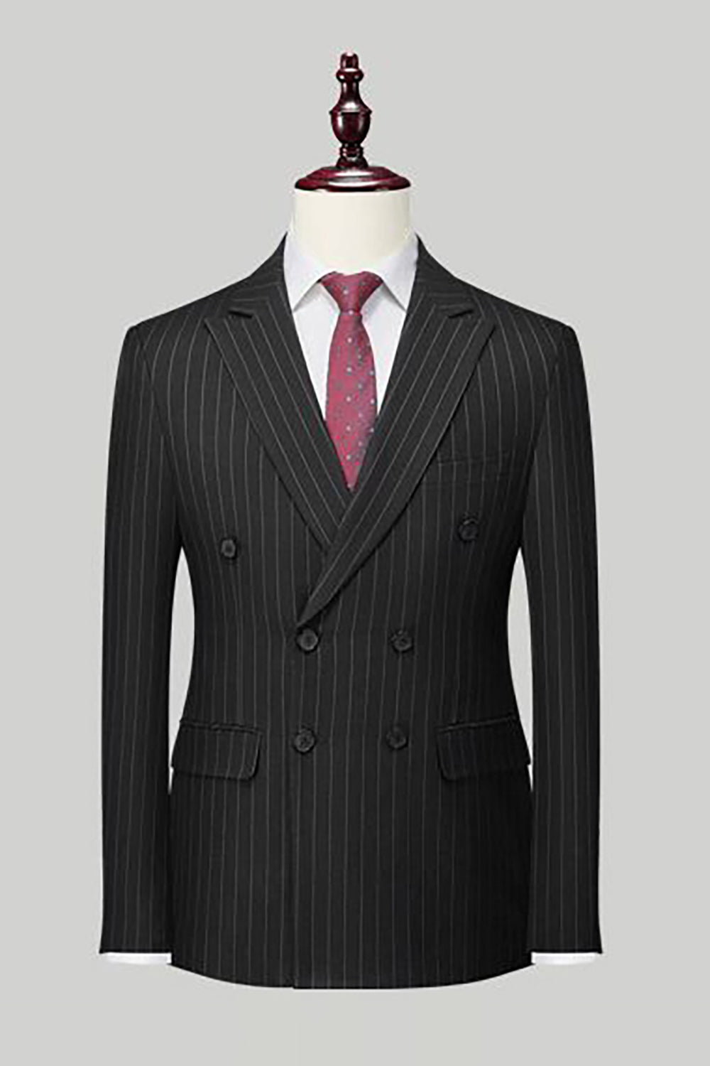 Black Peak Lapel 2-częściowe męskie garnitury