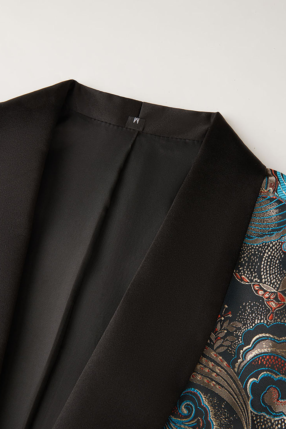 Kwiatowy szal Lapel Męska Marynarka