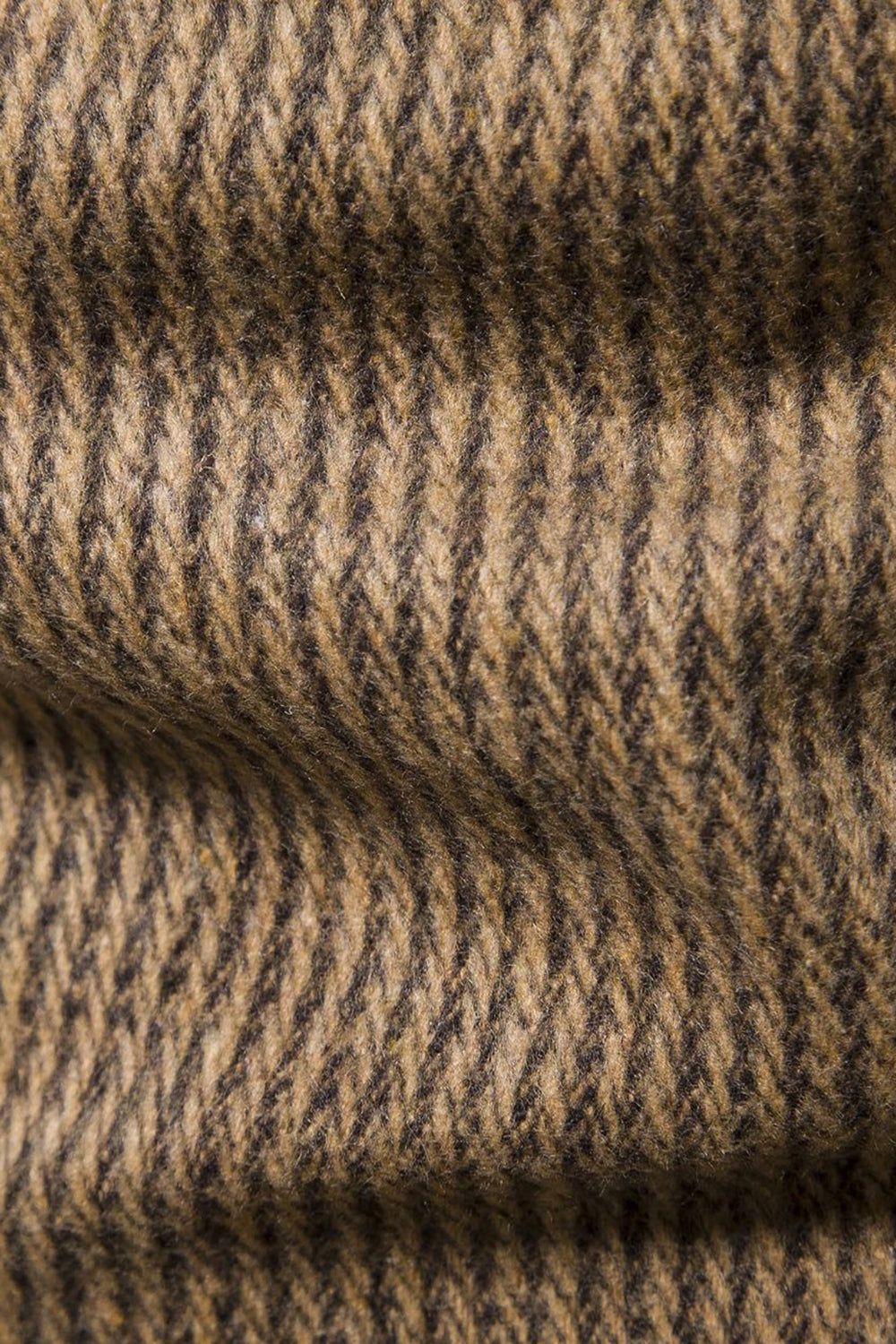 Khaki Tweed One Button Notched Lapel Męska marynarka