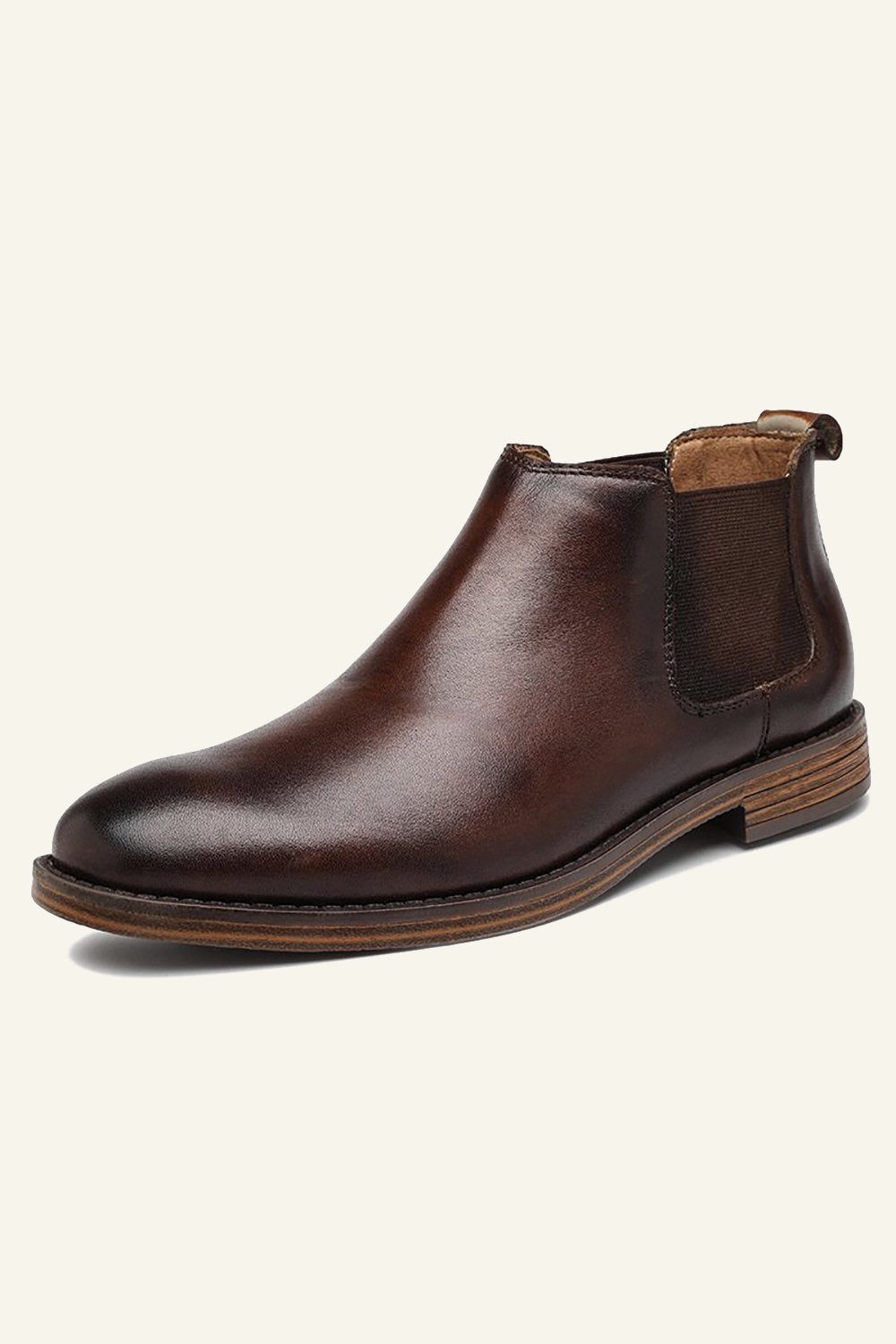 Męskie Buty Z Okrągłym Czubkiem Na Co Dzień W Stylu Brytyjskim W Stylu Vintage