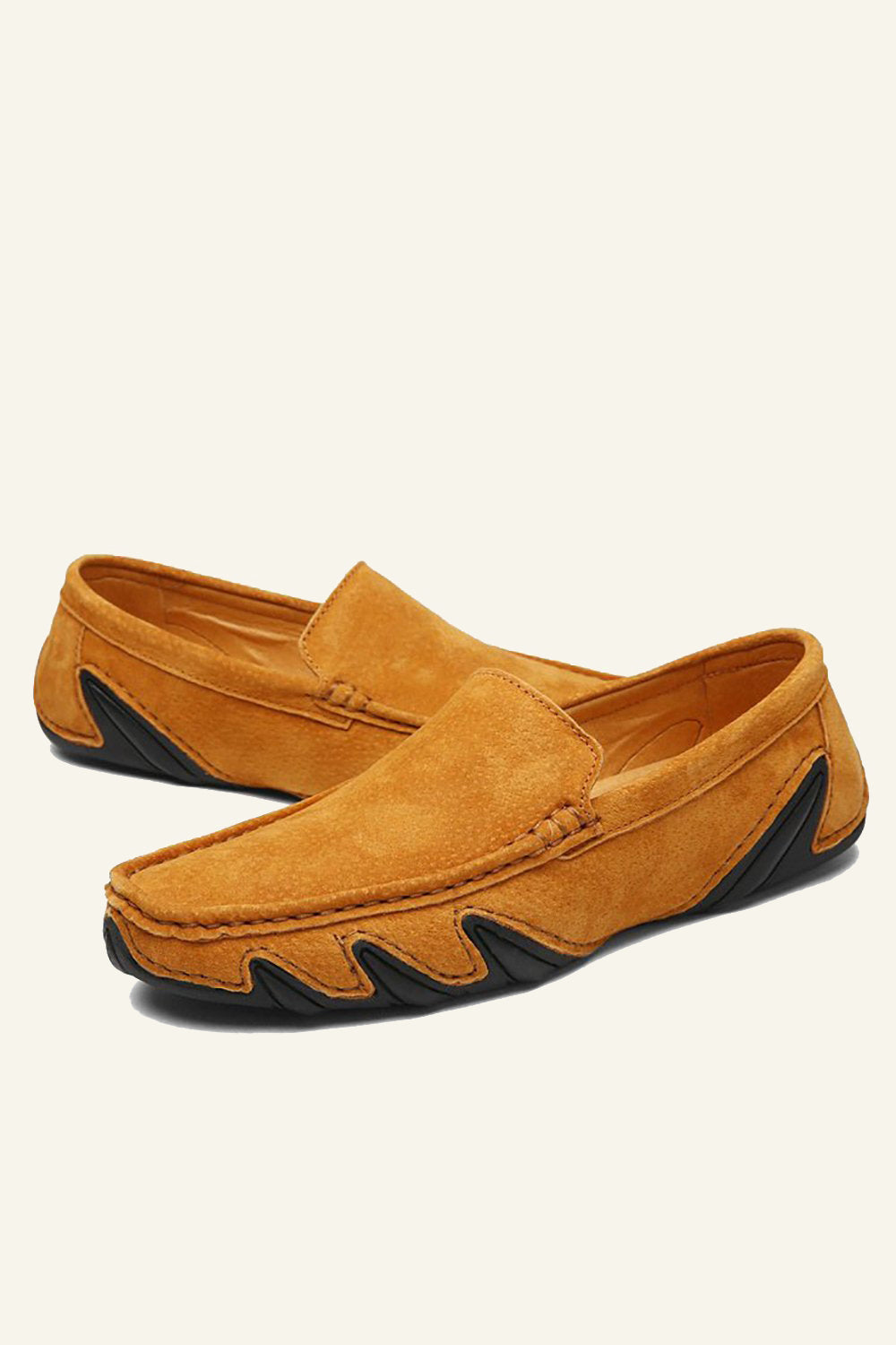 Nubuk Skórzane Męskie Buty W Grochy