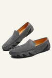 Nubuk Skórzane Męskie Buty W Grochy