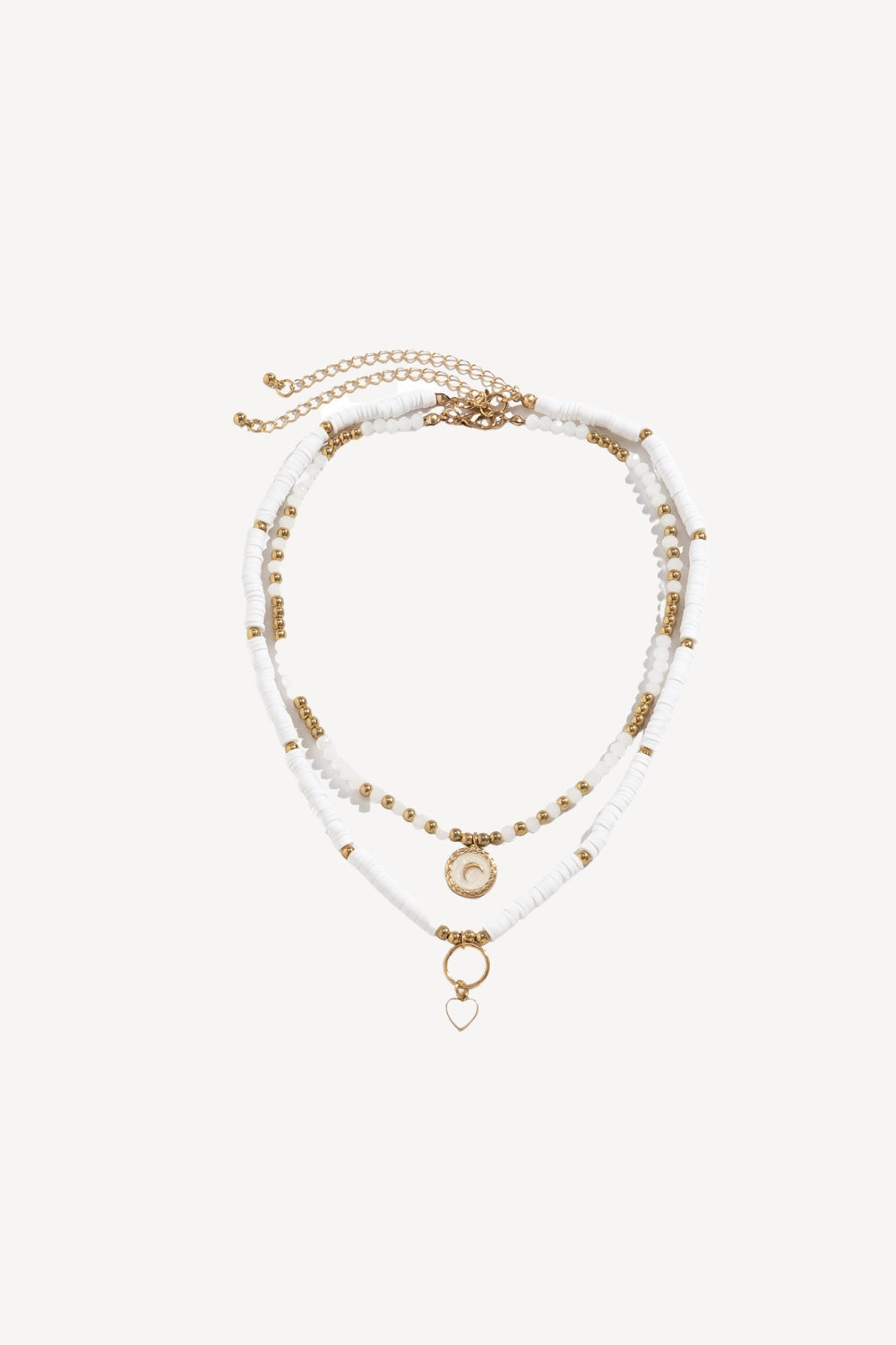 Naszyjnik Boho Vintage Heart Crystal