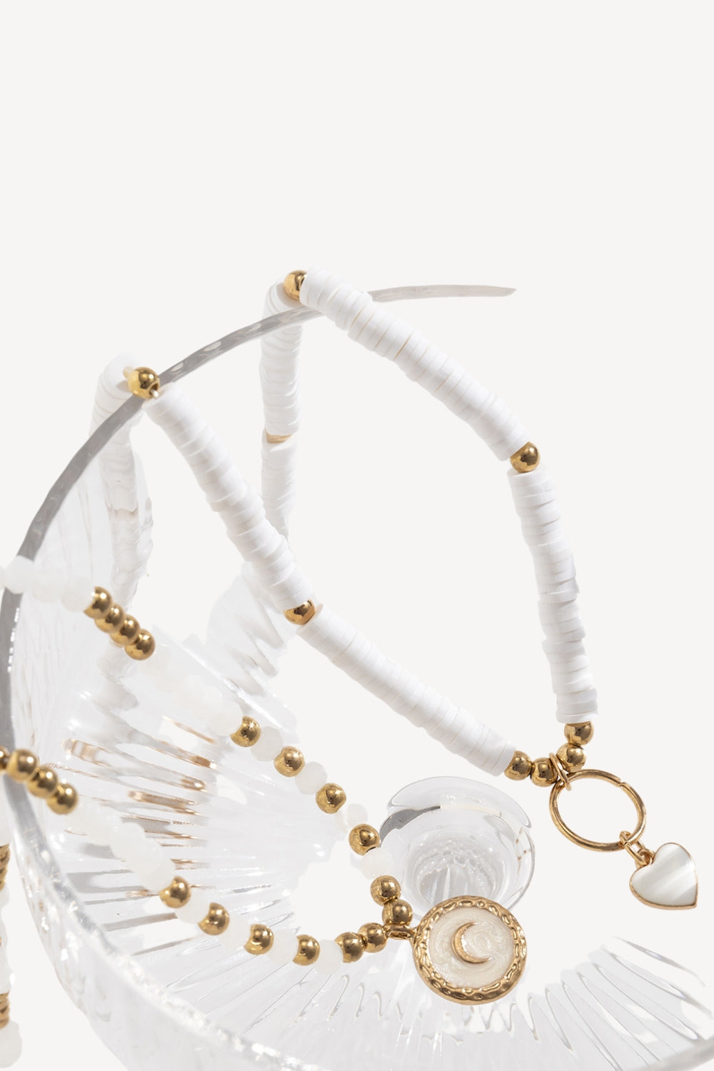 Naszyjnik Boho Vintage Heart Crystal