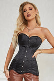 Czarny gorset Push Up Waist Bielizna modelująca na brzuchu