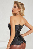 Czarny gorset Push Up Waist Bielizna modelująca na brzuchu