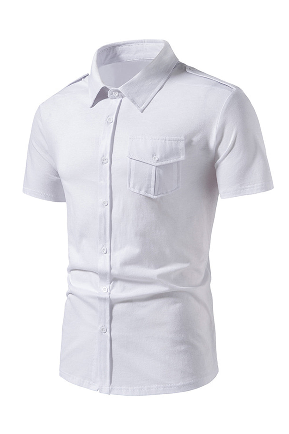 Czarne bluzki z krótkim rękawem Slim Fit dla mężczyzn