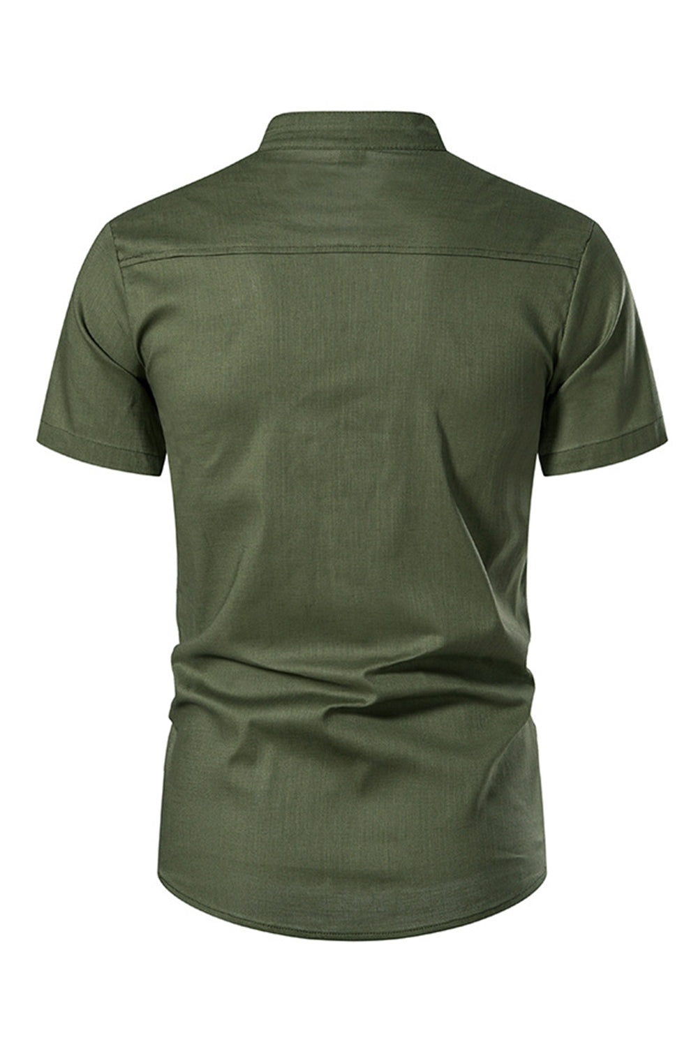 Slim Fit Białe guziki Letnie topy męskie