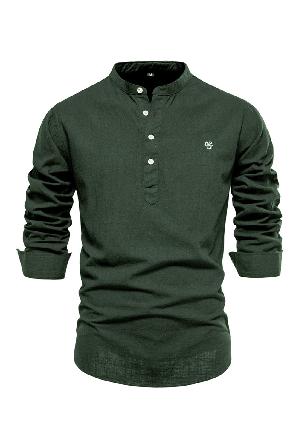 Koszula męska z długim rękawem Black Casual