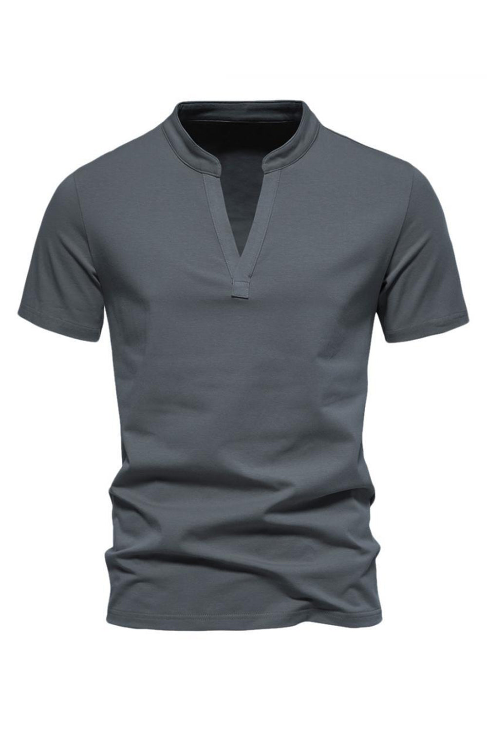 V-neck Letnie bluzki z krótkim rękawem Męskie bluzki