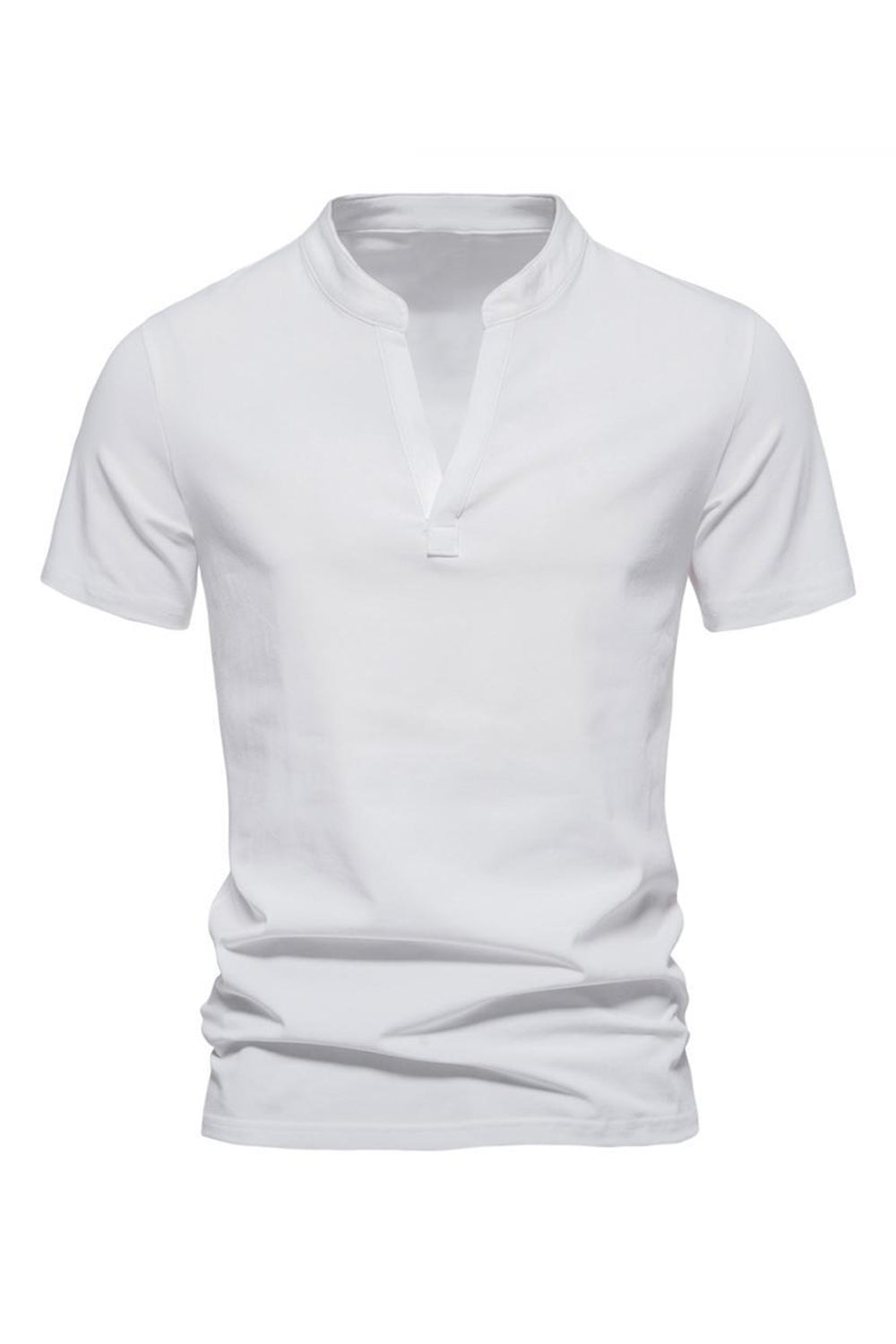 V-neck Letnie bluzki z krótkim rękawem Męskie bluzki