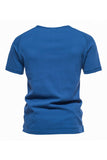 Guziki Lato z krótkim rękawem Casual T-shirt męski