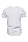 Slim Fit Black Summer T-shirt męski