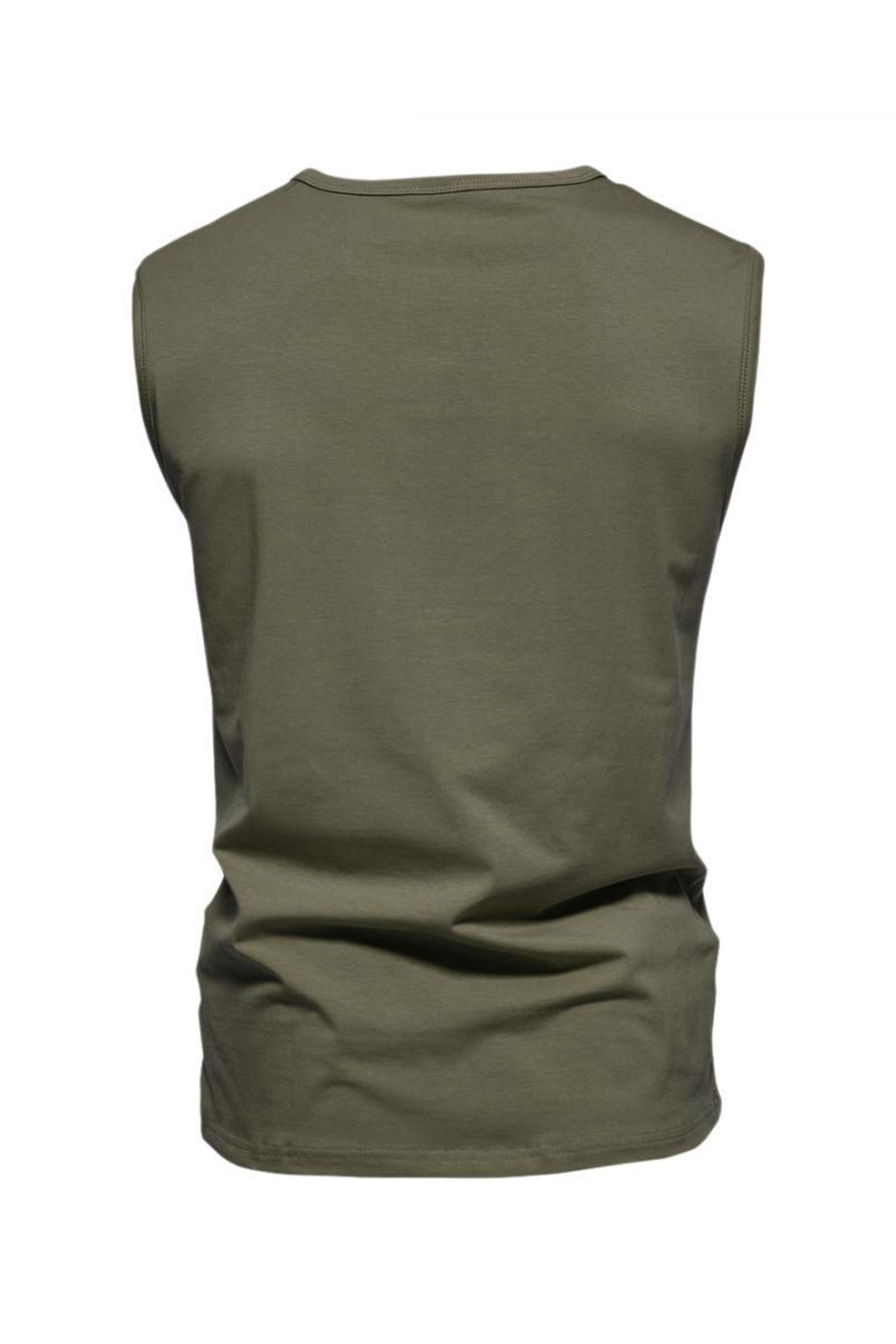 Summer Sleeveless Buttony Męska koszulka