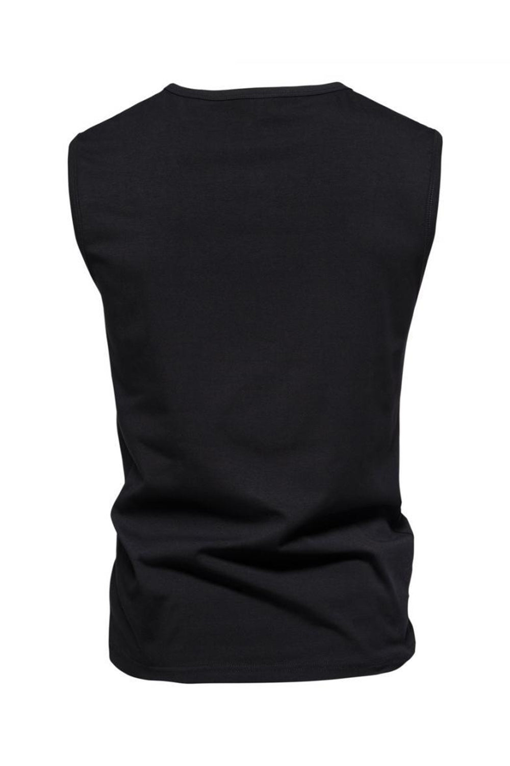 Summer Sleeveless Buttony Męska koszulka
