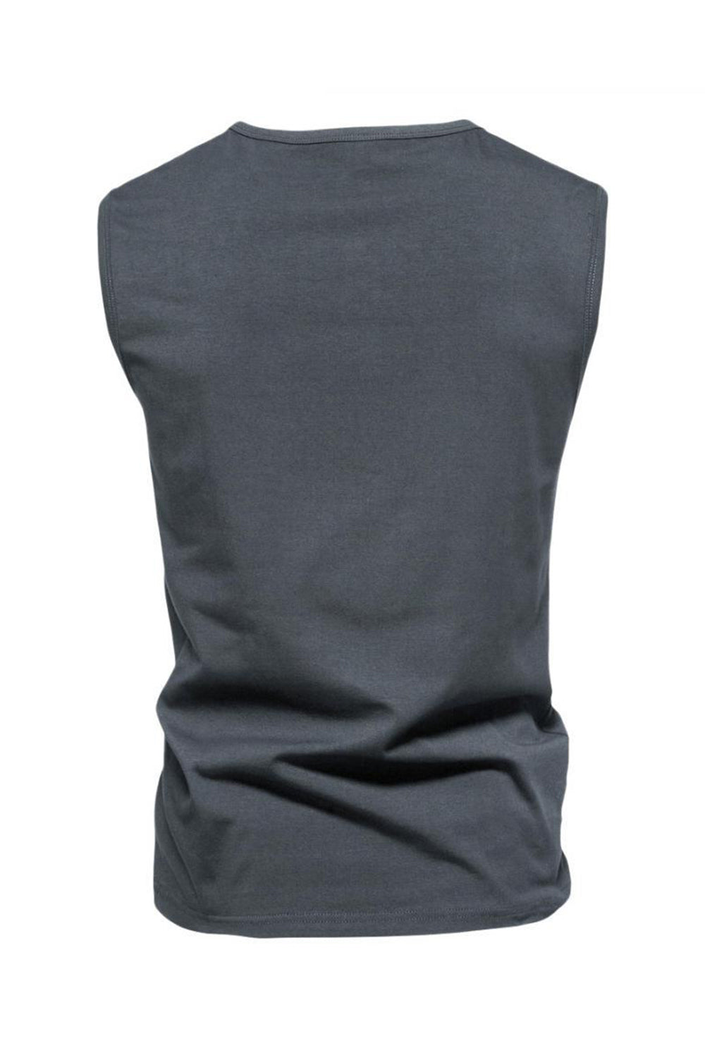Summer Sleeveless Buttony Męska koszulka