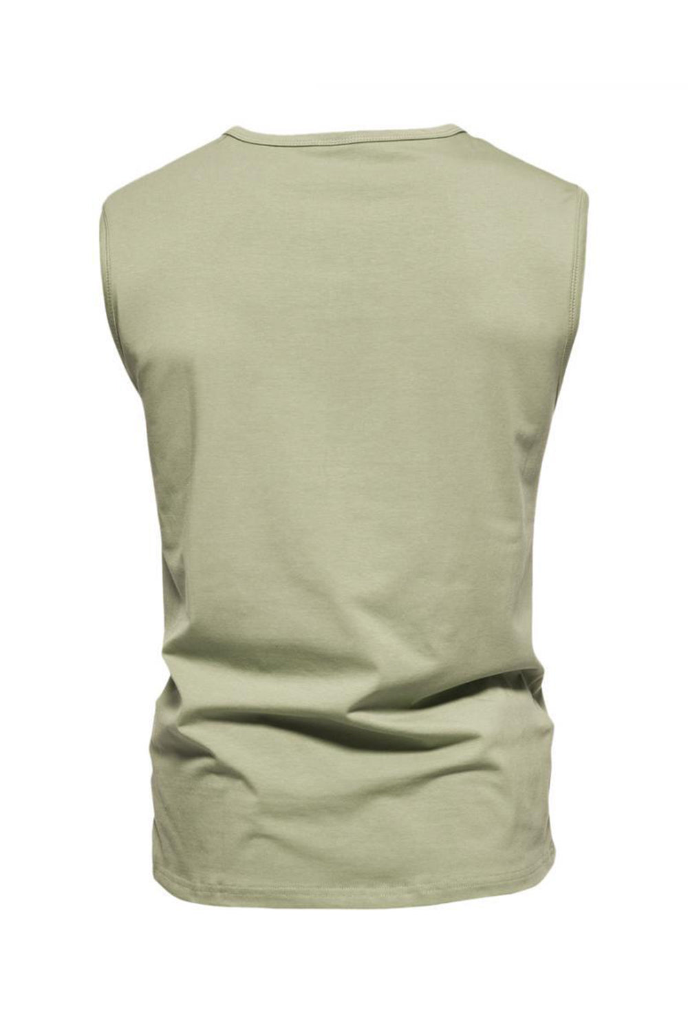 Summer Sleeveless Buttony Męska koszulka