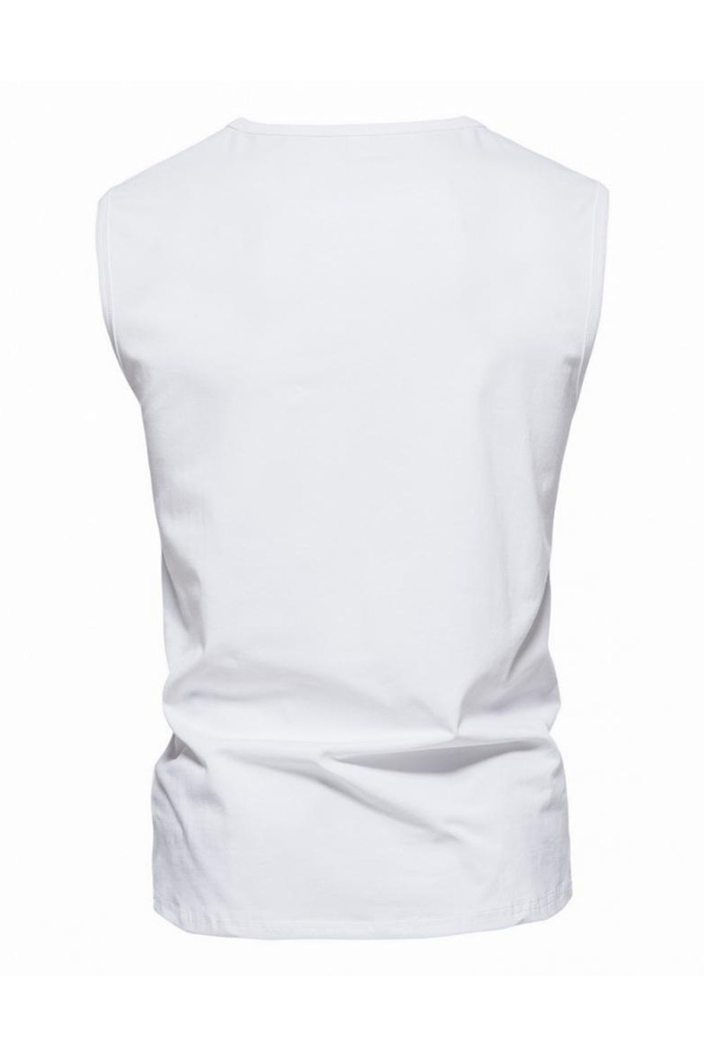 Summer Sleeveless Buttony Męska koszulka
