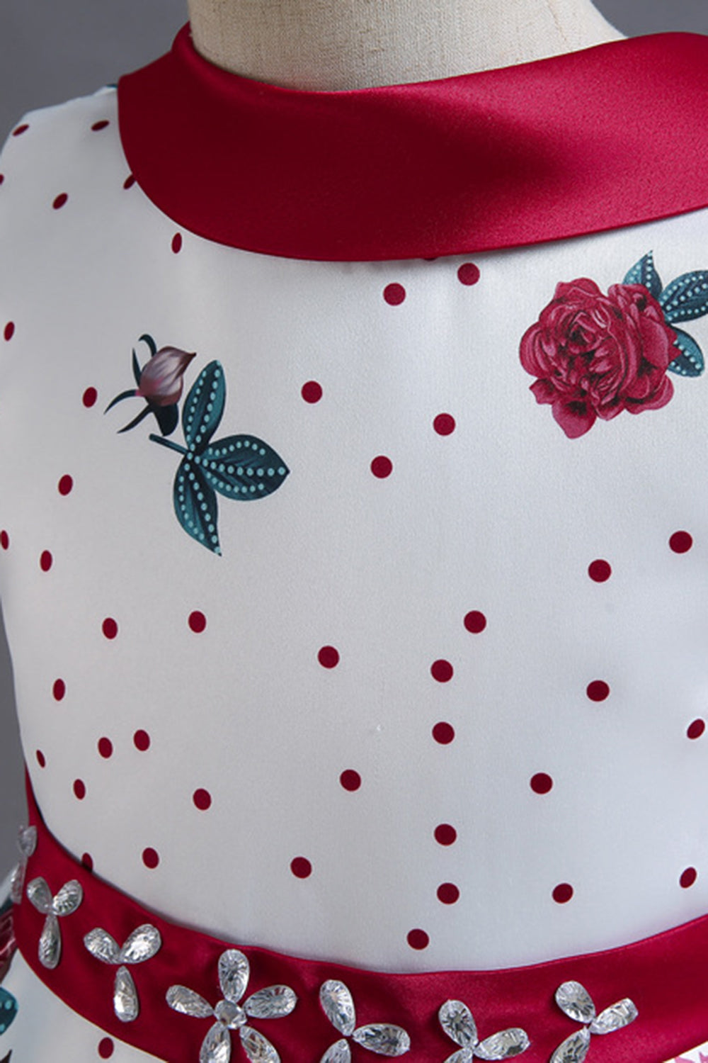 Niebieska Druk Sukienki Dla Dziewczynek w Kształcie Litery A