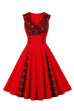 Czarna Sukienka W Stylu Lat 50