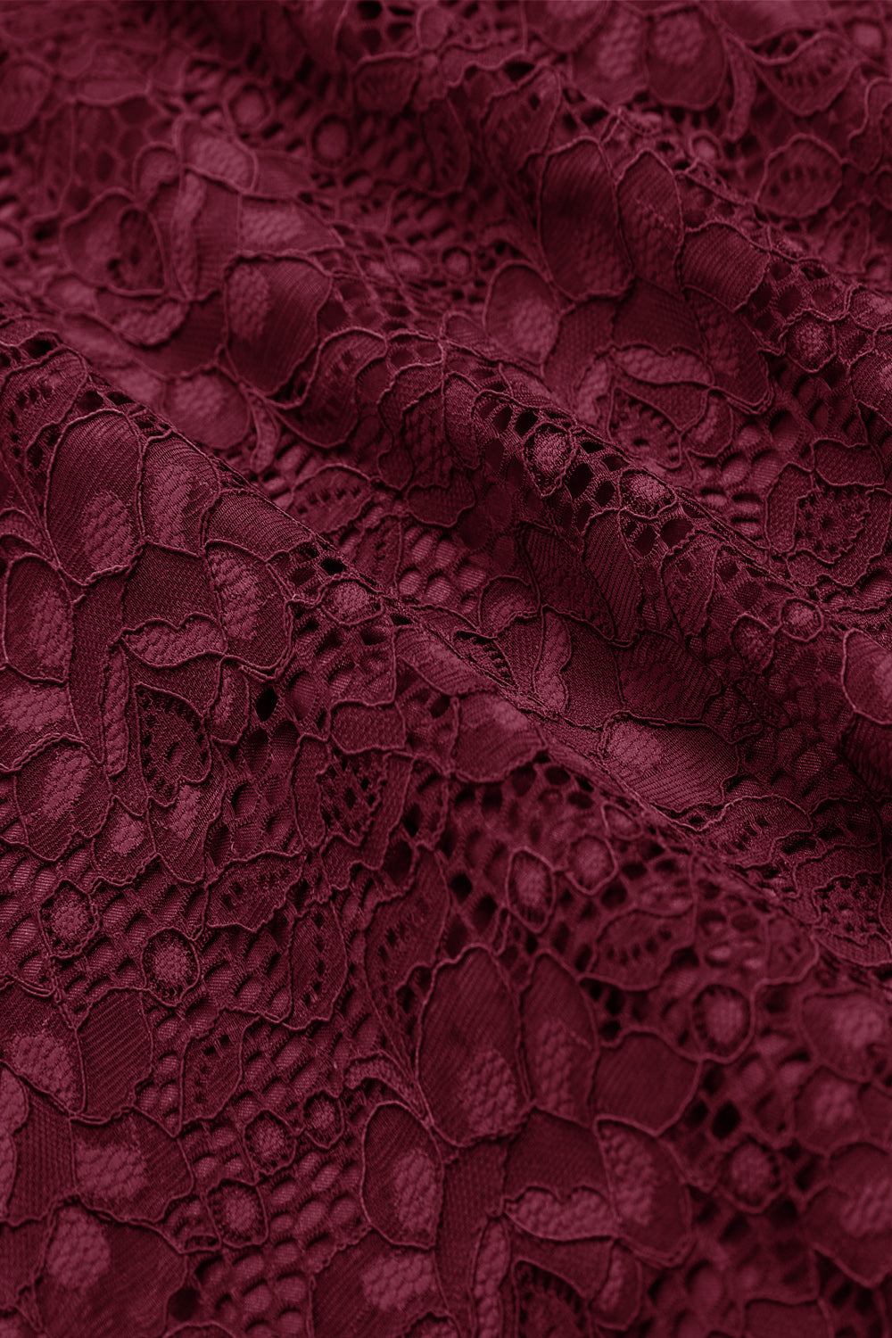 Różowa koronkowa sukienka A Line bez rękawów