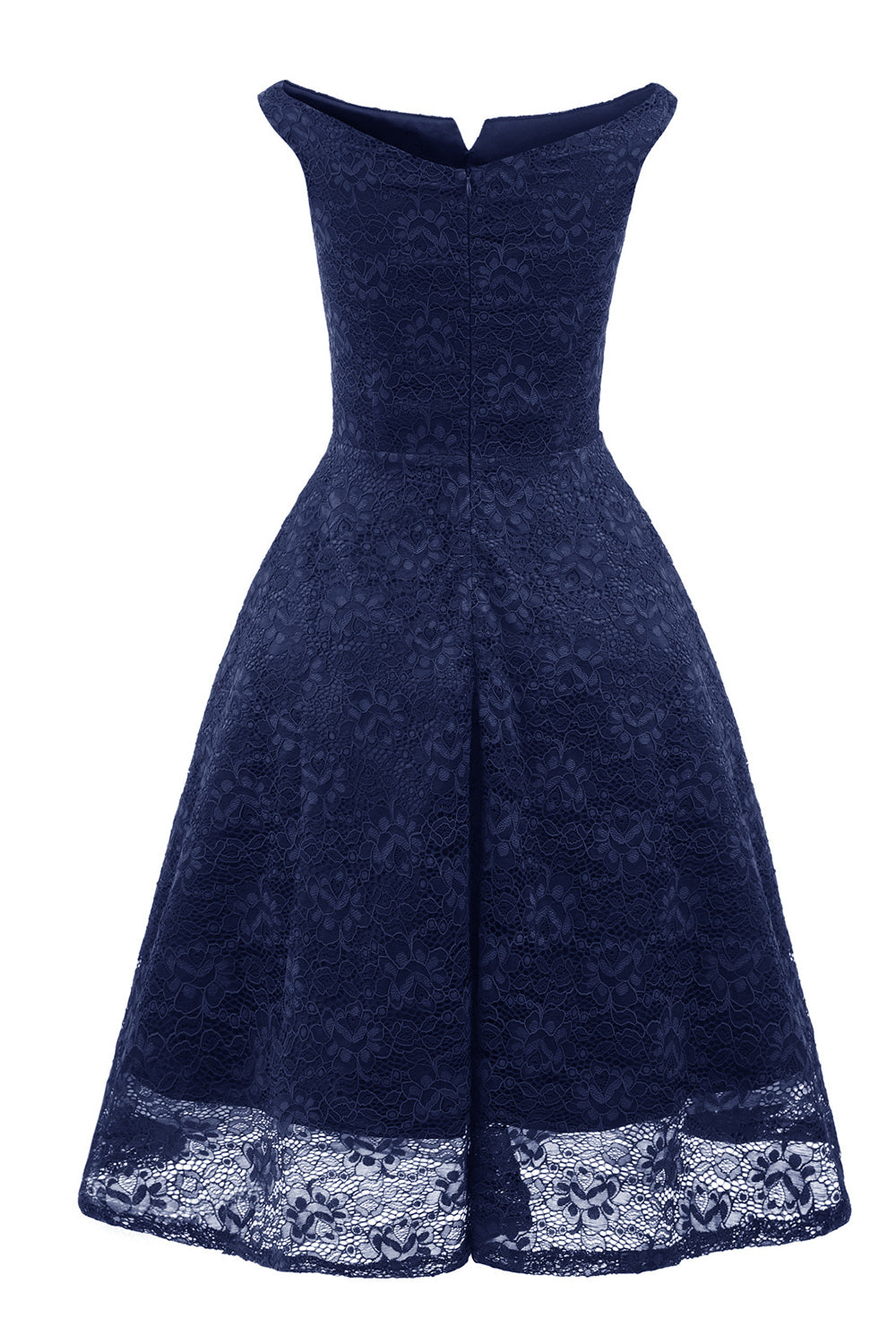 Różowa koronkowa sukienka A Line bez rękawów