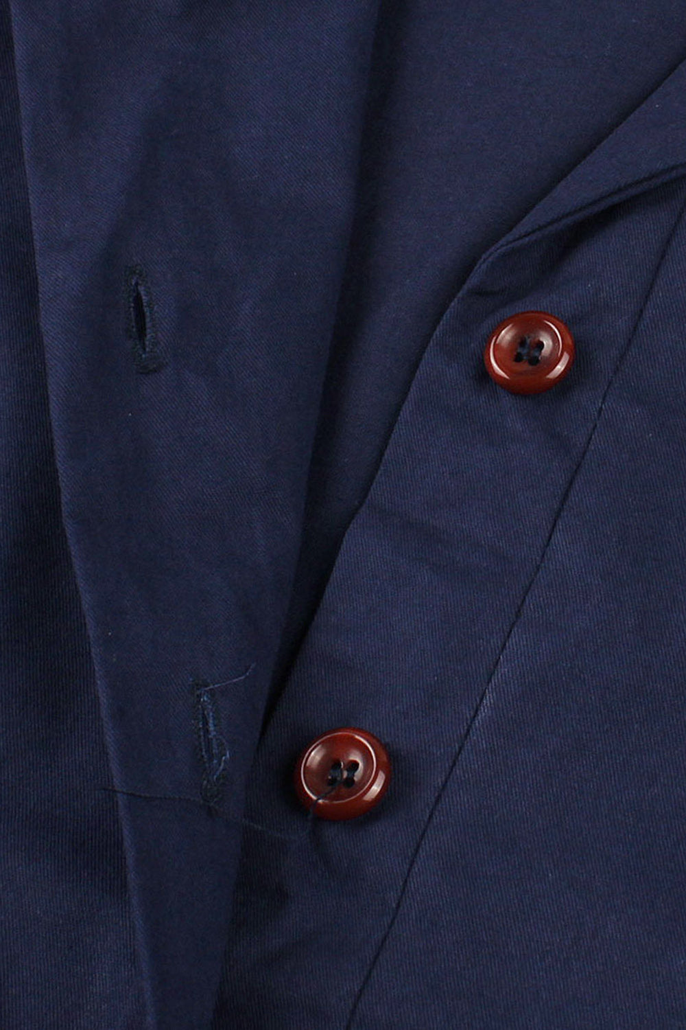 Granatowy Guzik Z Krótkim Rękawem Sukienka Lata 50