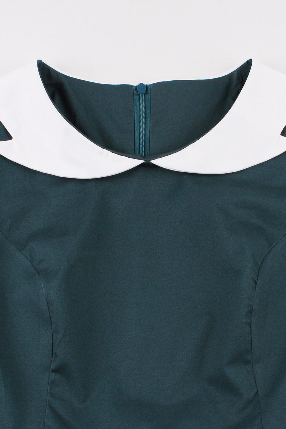 Peacock Blue A Line Swing 1950 Sukienka z paskiem