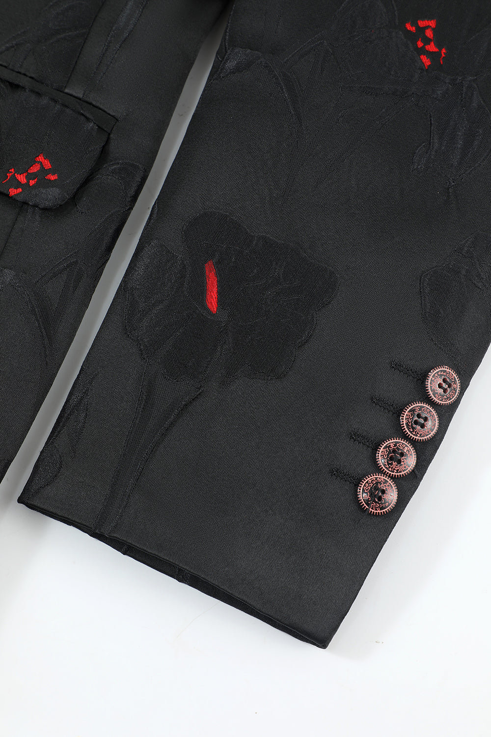 Czarna Jednorzędowa Męska Marynarka