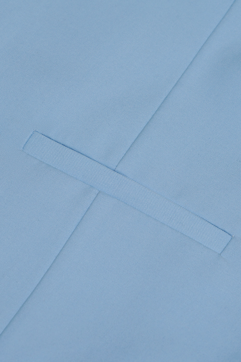 Jasnoniebieski jednorzędowy szal Lapel Męska kamizelka garniturowa