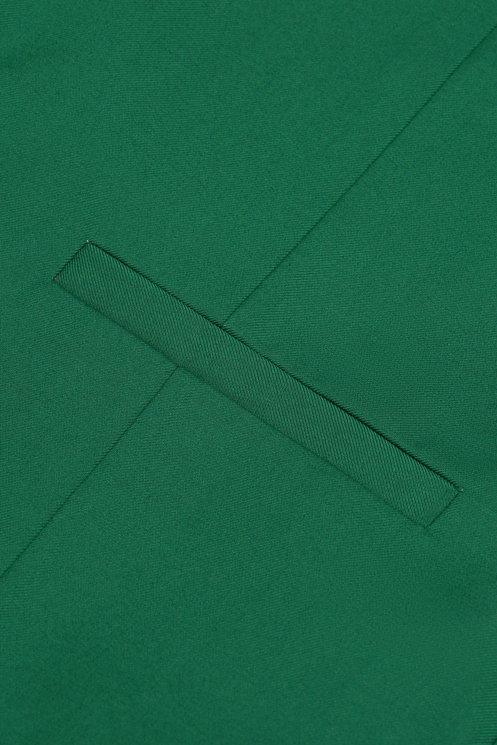 Zielona jednorzędowa szalowa kamizelka Lapel Men's Suit