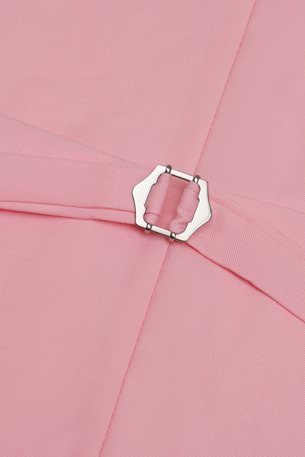 Różowy jednorzędowy szal Lapel Męska kamizelka garniturowa