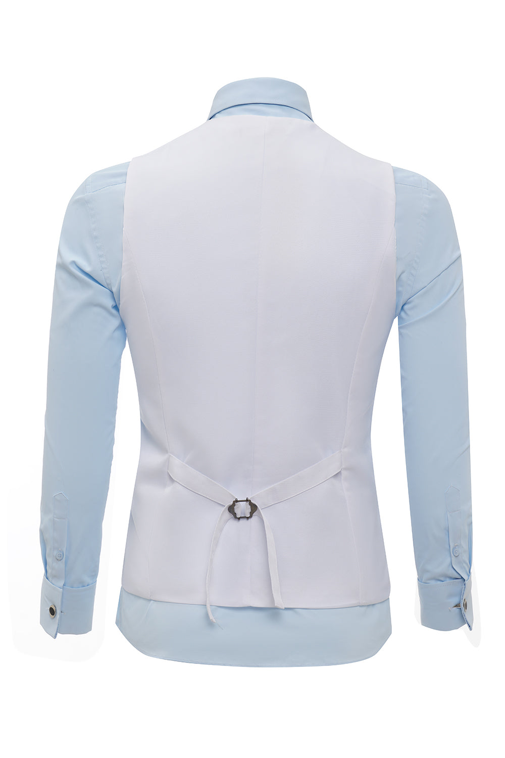 Burgundy Shawl Lapel Jednorzędowa Kamizelka Męska