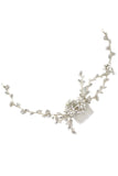 Rhinestone Kwiat Tiara Ślubna