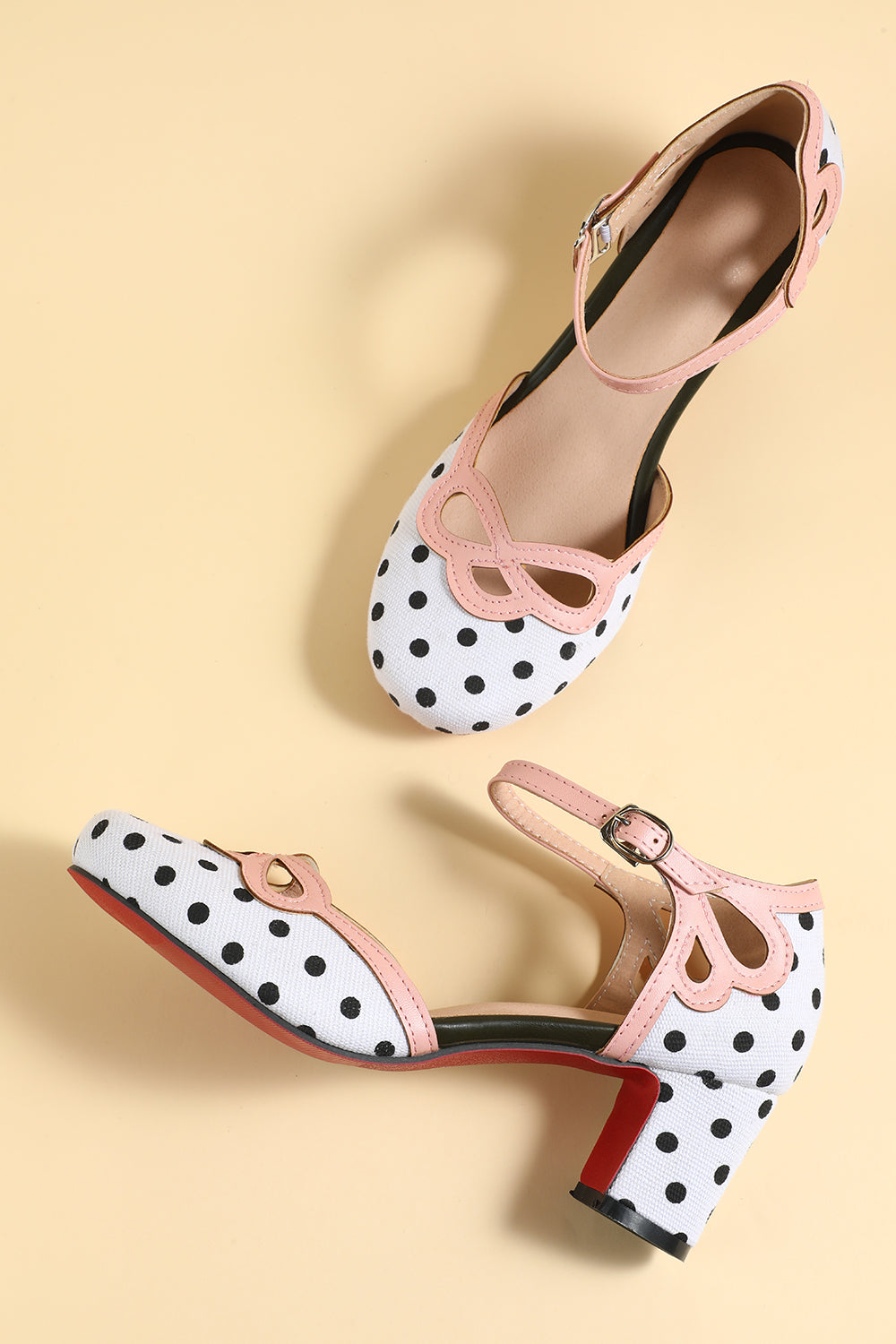 Białe czarne paski Retro Buty