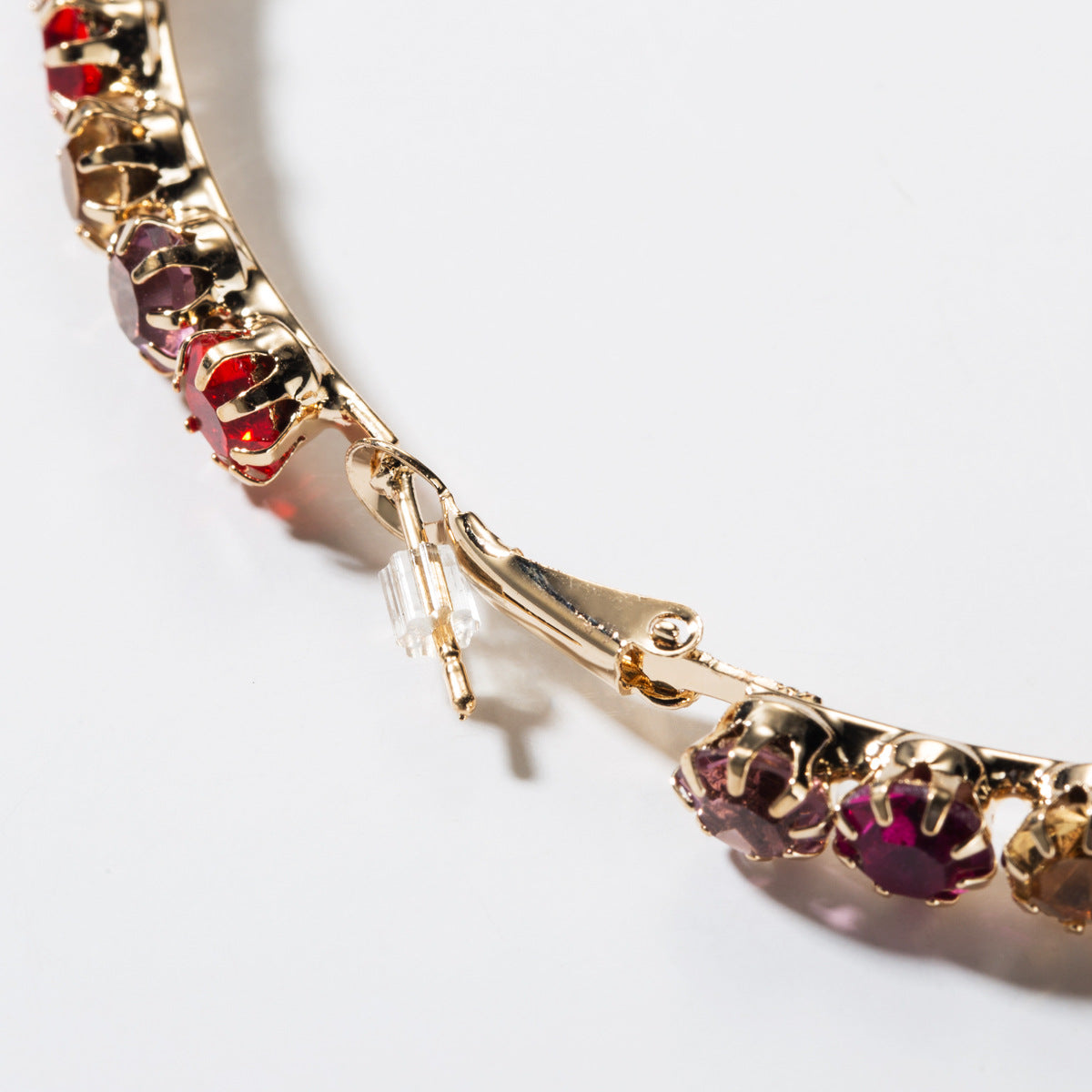 Kolorowy Kolczyk z Koralikami Obręcz