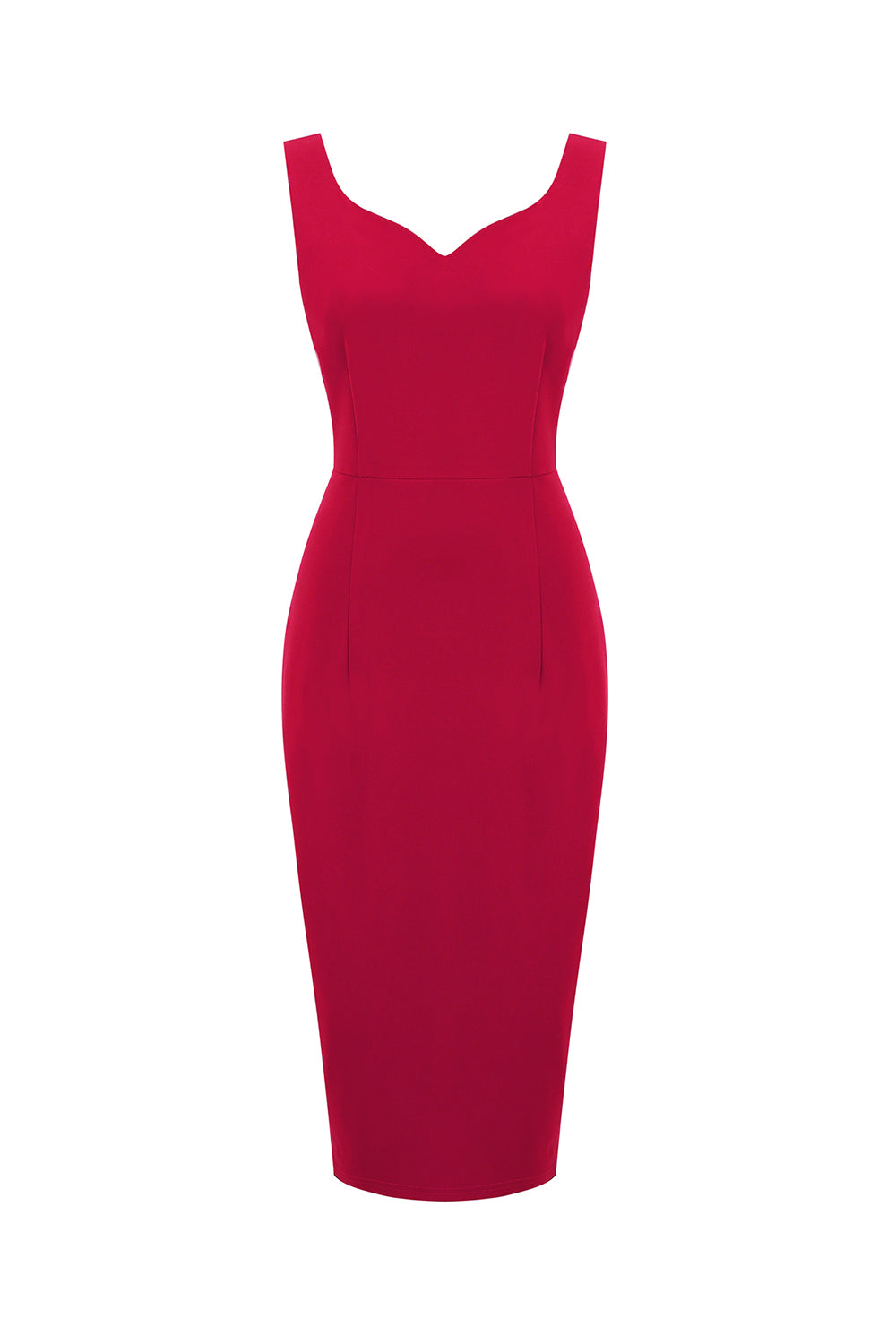 Czerwona sukienka Bodycon Vintage 1960s