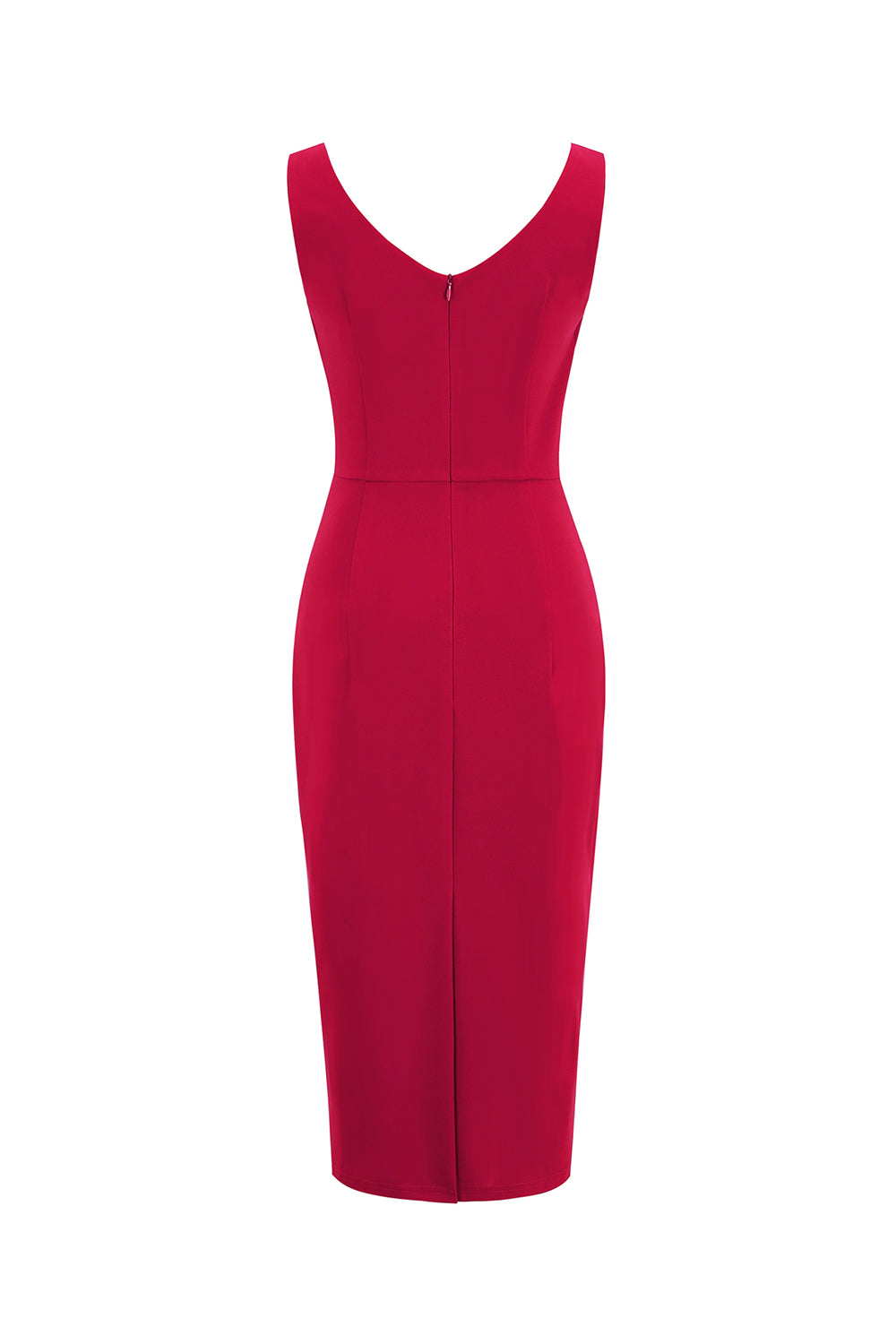 Czerwona sukienka Bodycon Vintage 1960s