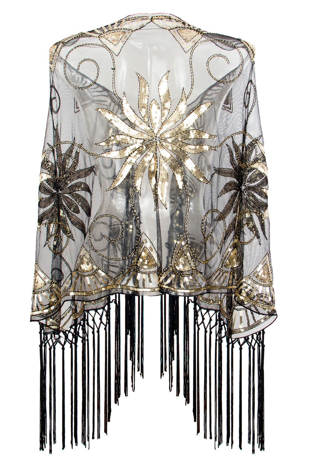 Fringes Sequin 1920s Przylądek