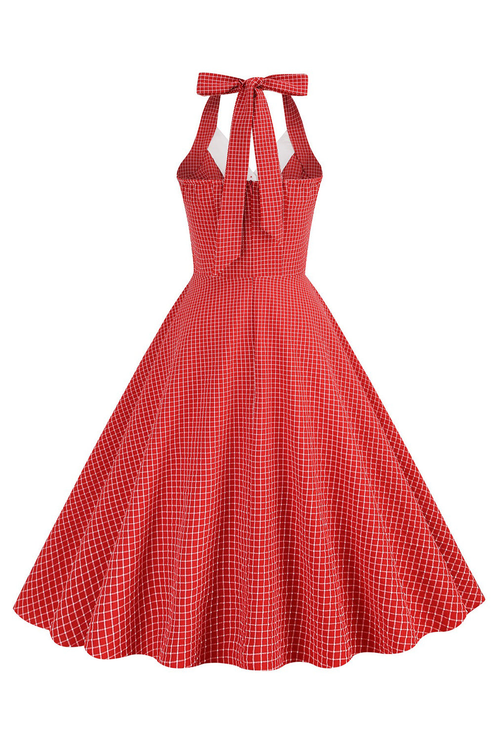Zielona Sukienki W Stylu Retro Dekolt Halter Sukienka Lata 50