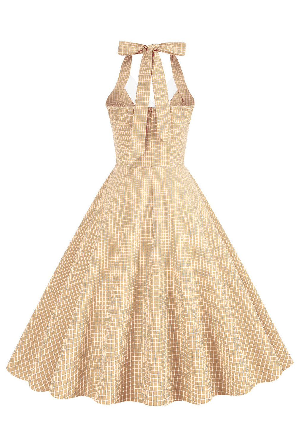 Zielona Sukienki W Stylu Retro Dekolt Halter Sukienka Lata 50