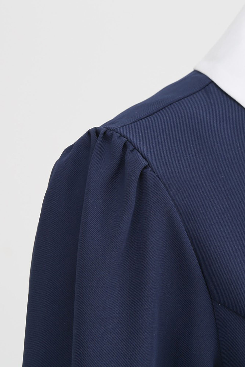 Granatowa Sukienka Z Dekoltem W Szpic 1950s Sukienka Z Kokardą