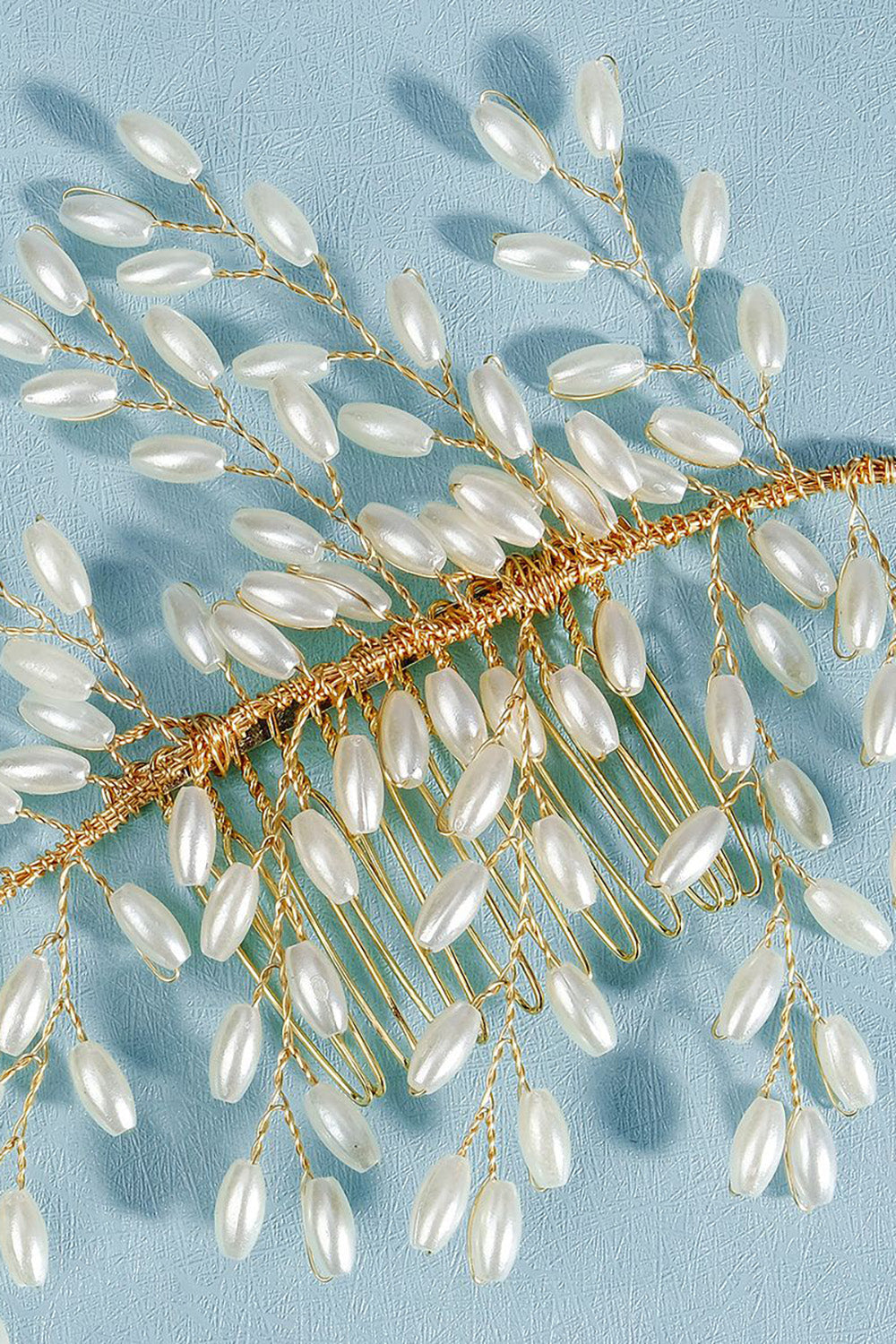 Srebrna perła Bridal Hair Clip