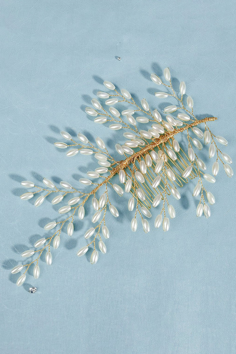 Srebrna perła Bridal Hair Clip